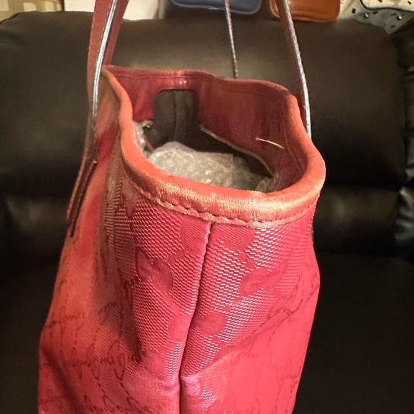 Gucci red tote bag - Picture 5 of 15
